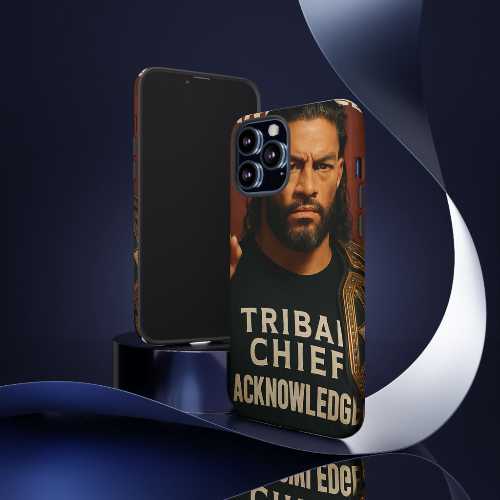 Tribal Chief Phone Case, Tough Cases, Wrestler Fan Gift, Sporty Accessories, WWE Inspired Cover, Unique Mobile Protection