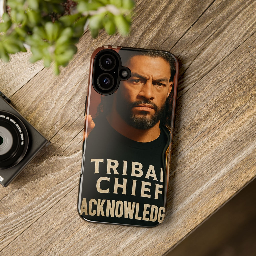 Tribal Chief Phone Case, Tough Cases, Wrestler Fan Gift, Sporty Accessories, WWE Inspired Cover, Unique Mobile Protection