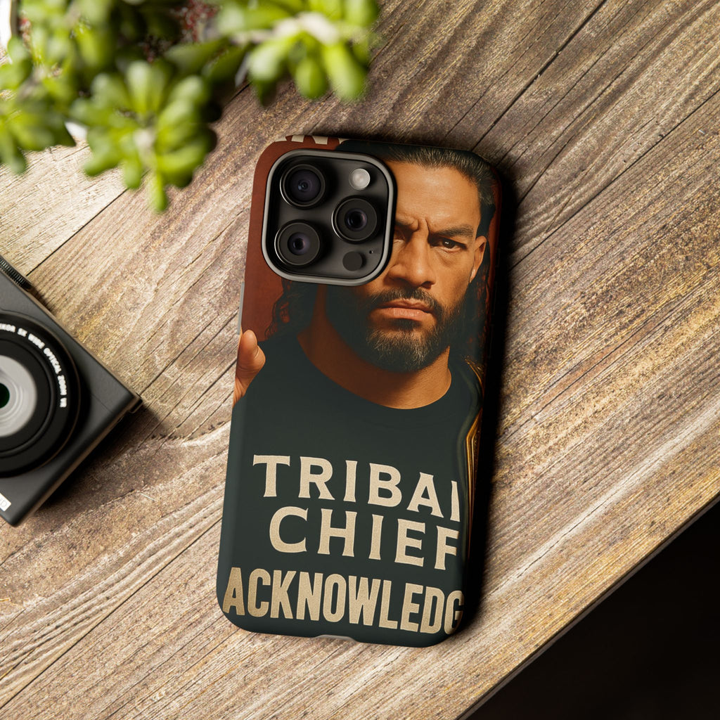Tribal Chief Phone Case, Tough Cases, Wrestler Fan Gift, Sporty Accessories, WWE Inspired Cover, Unique Mobile Protection