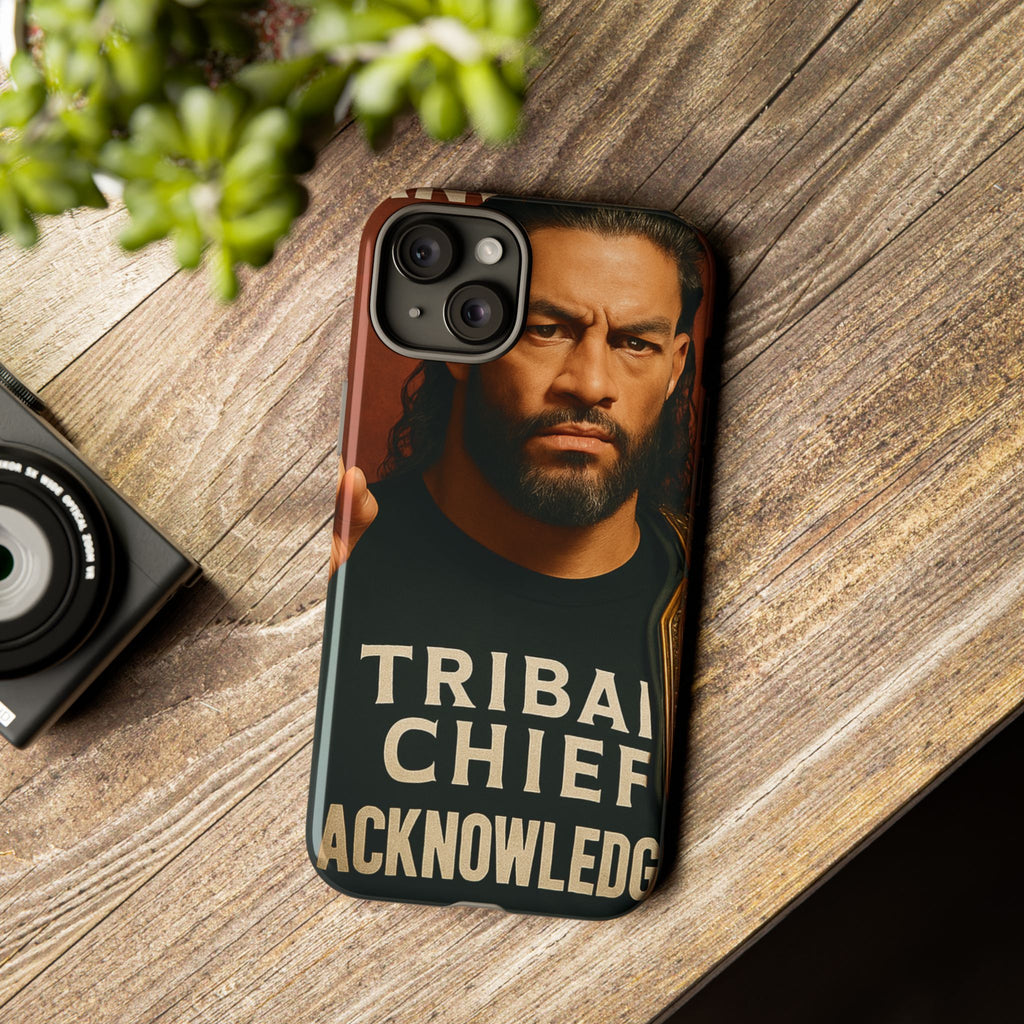 Tribal Chief Phone Case, Tough Cases, Wrestler Fan Gift, Sporty Accessories, WWE Inspired Cover, Unique Mobile Protection