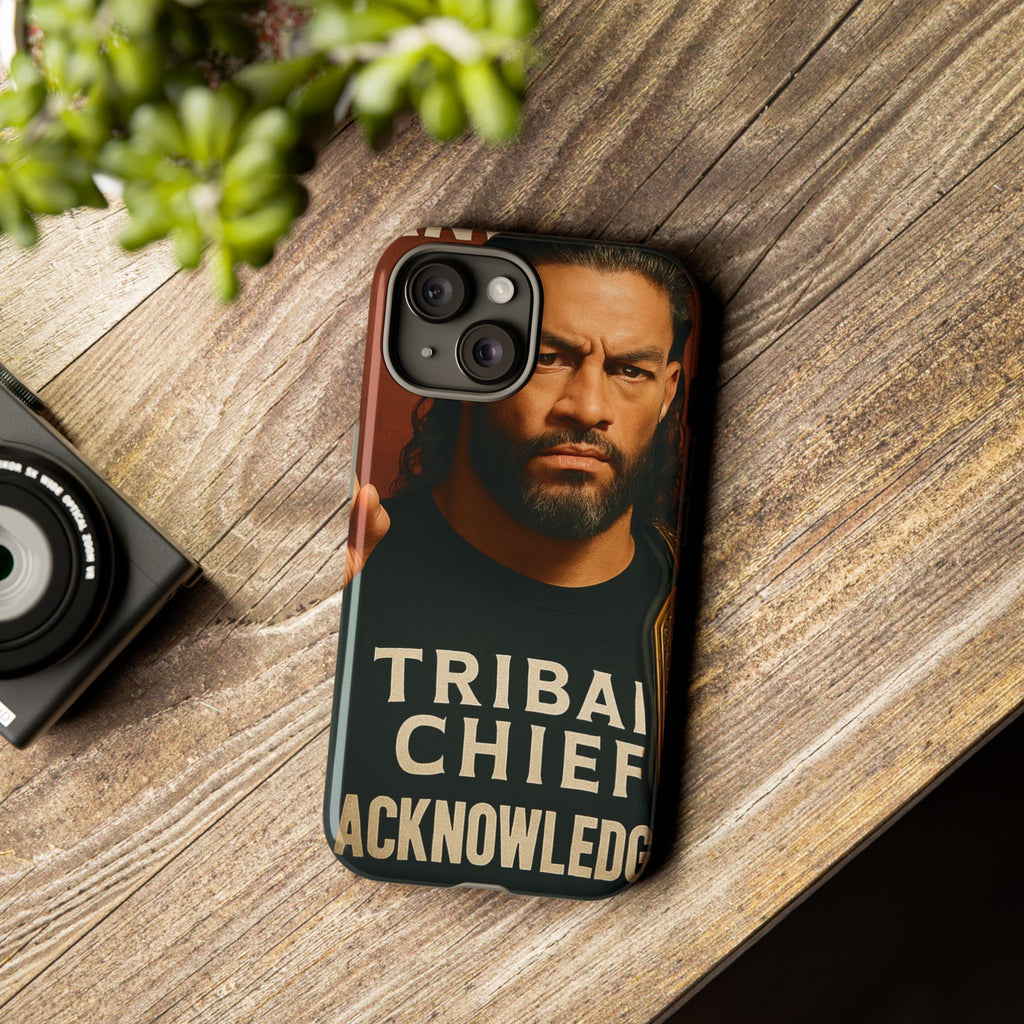 Tribal Chief Phone Case, Tough Cases, Wrestler Fan Gift, Sporty Accessories, WWE Inspired Cover, Unique Mobile Protection