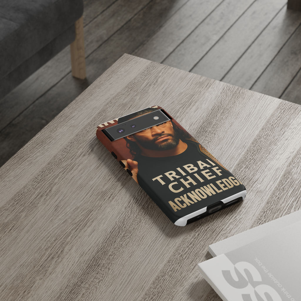 Tribal Chief Phone Case, Tough Cases, Wrestler Fan Gift, Sporty Accessories, WWE Inspired Cover, Unique Mobile Protection