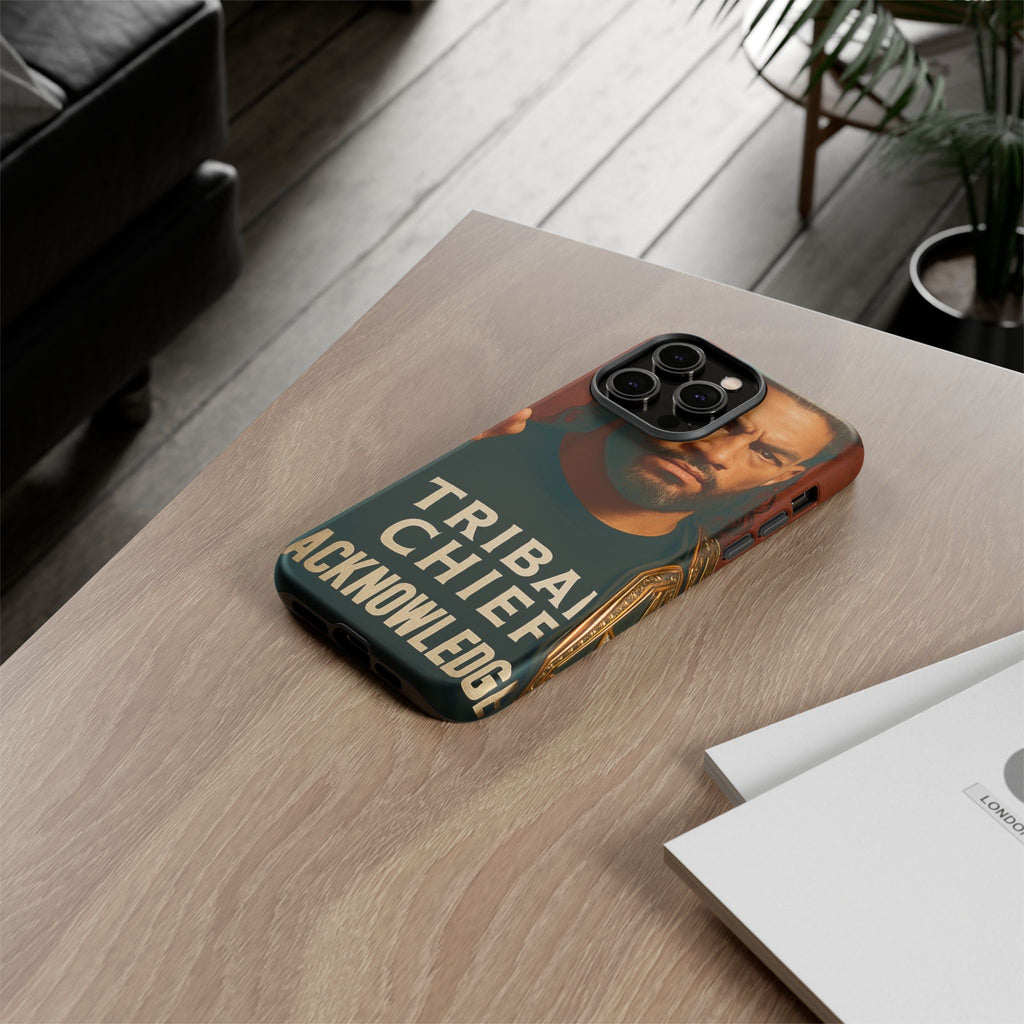 Tribal Chief Phone Case, Tough Cases, Wrestler Fan Gift, Sporty Accessories, WWE Inspired Cover, Unique Mobile Protection