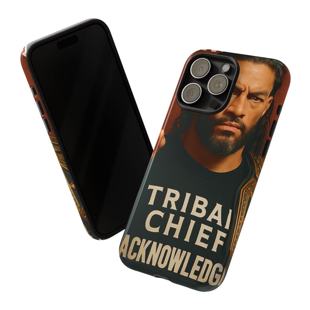 Tribal Chief Phone Case, Tough Cases, Wrestler Fan Gift, Sporty Accessories, WWE Inspired Cover, Unique Mobile Protection