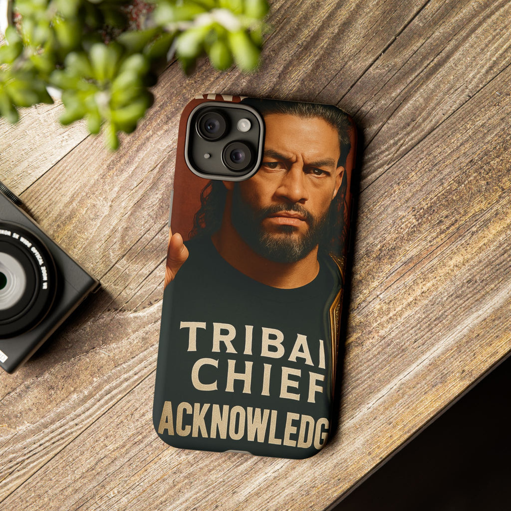 Tribal Chief Phone Case, Tough Cases, Wrestler Fan Gift, Sporty Accessories, WWE Inspired Cover, Unique Mobile Protection