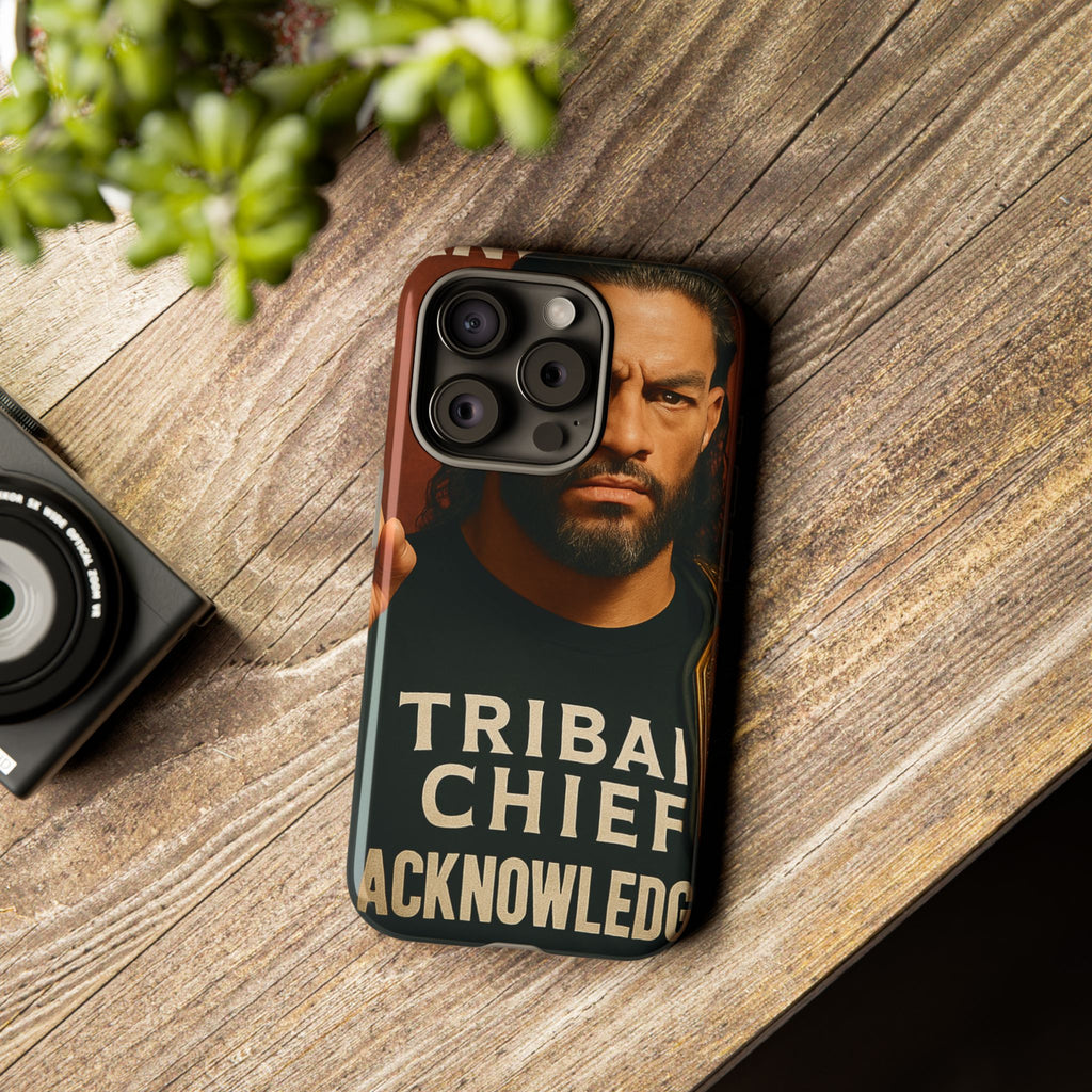 Tribal Chief Phone Case, Tough Cases, Wrestler Fan Gift, Sporty Accessories, WWE Inspired Cover, Unique Mobile Protection