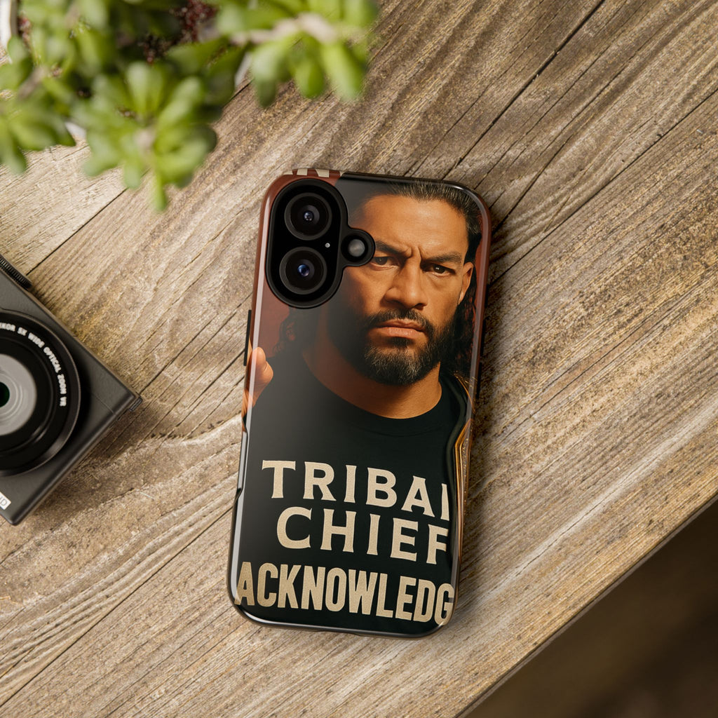 Tribal Chief Phone Case, Tough Cases, Wrestler Fan Gift, Sporty Accessories, WWE Inspired Cover, Unique Mobile Protection