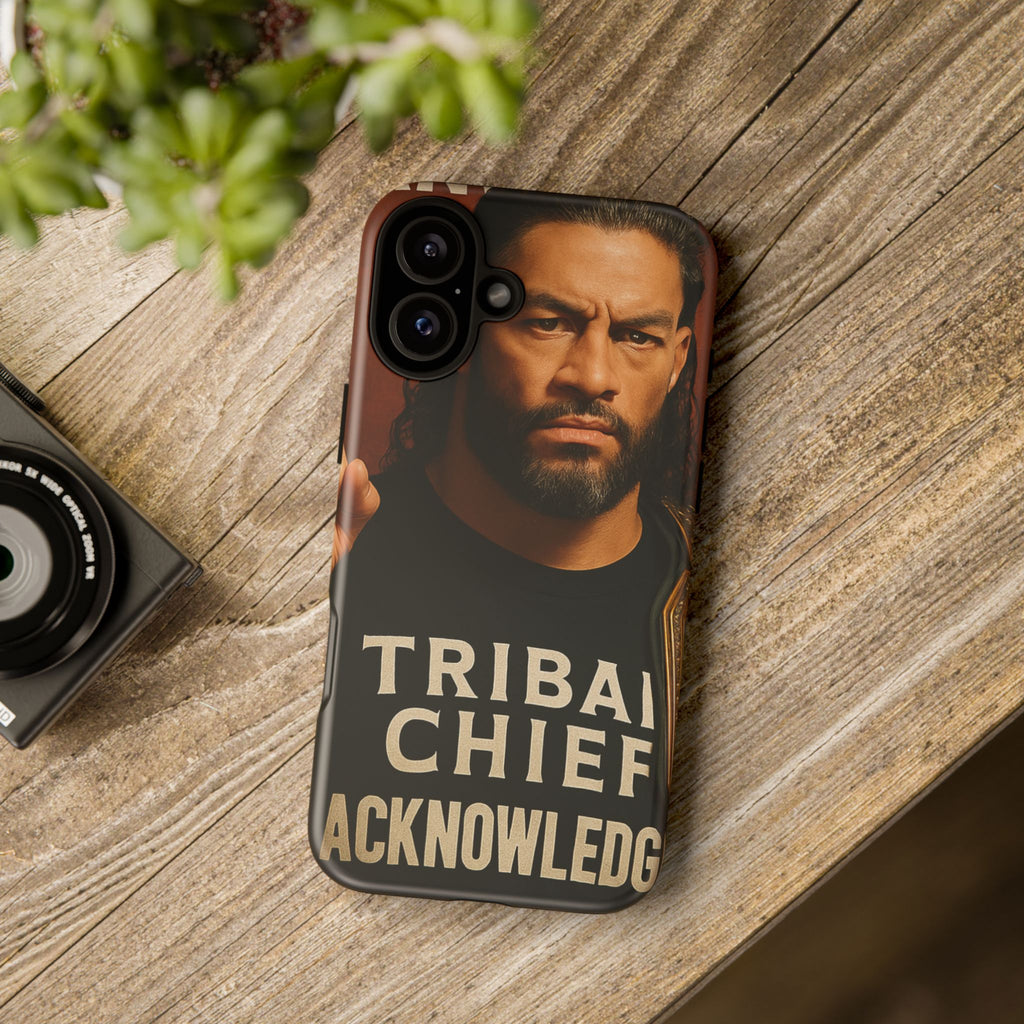 Tribal Chief Phone Case, Tough Cases, Wrestler Fan Gift, Sporty Accessories, WWE Inspired Cover, Unique Mobile Protection