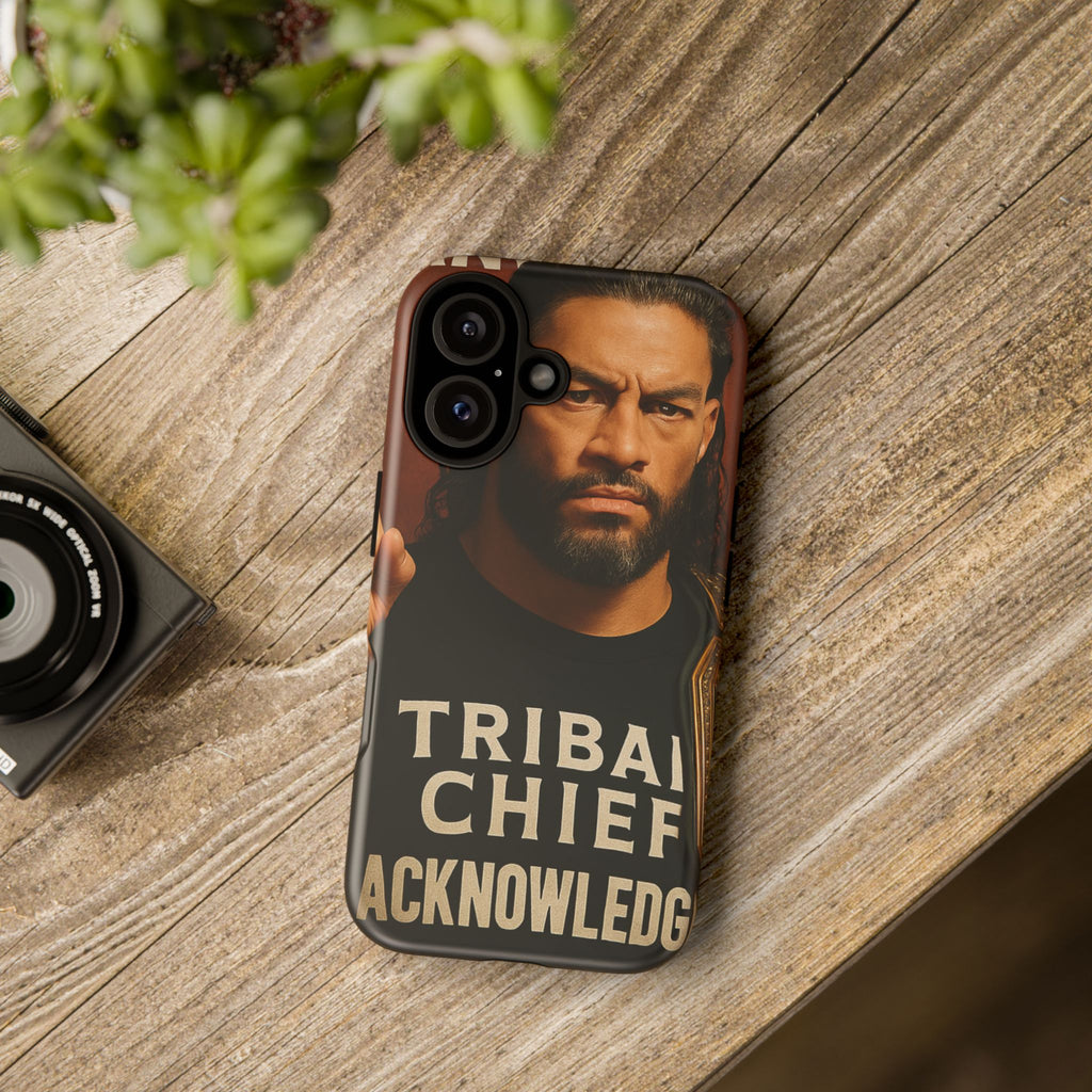 Tribal Chief Phone Case, Tough Cases, Wrestler Fan Gift, Sporty Accessories, WWE Inspired Cover, Unique Mobile Protection