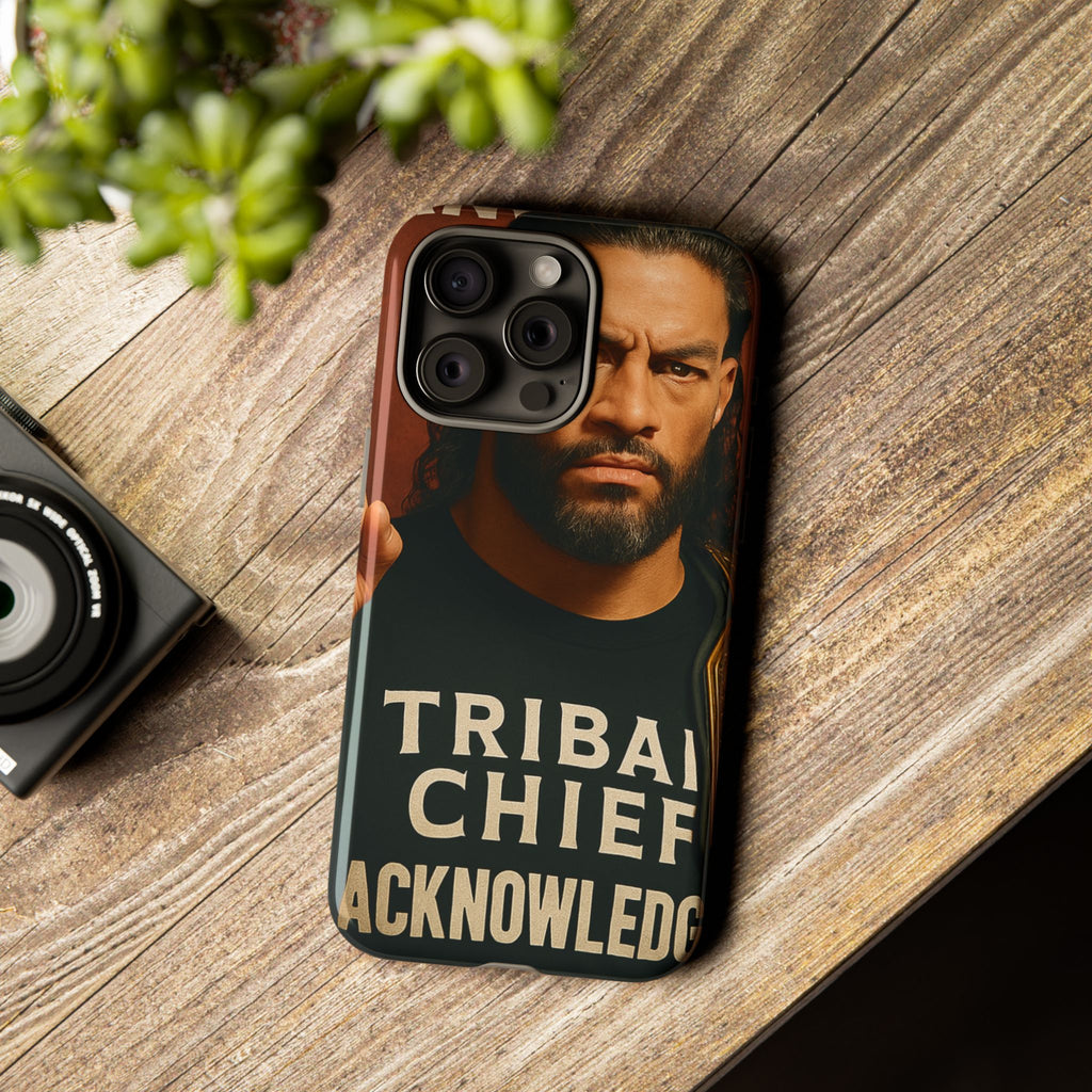 Tribal Chief Phone Case, Tough Cases, Wrestler Fan Gift, Sporty Accessories, WWE Inspired Cover, Unique Mobile Protection